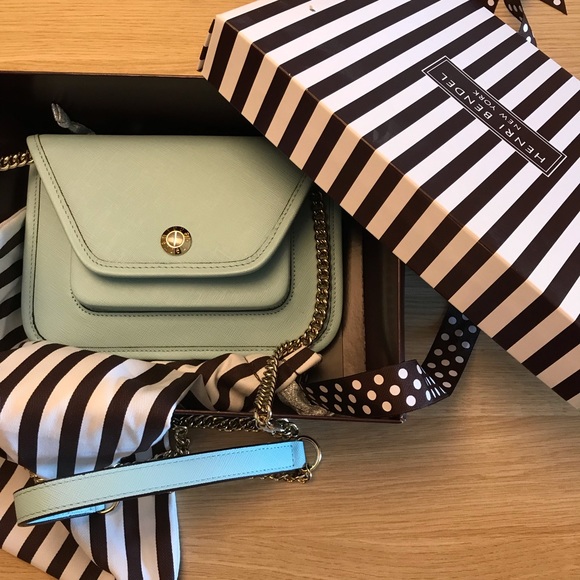 Henri Bendel Mini Crossbody Saffiano - Picture 11 of 12